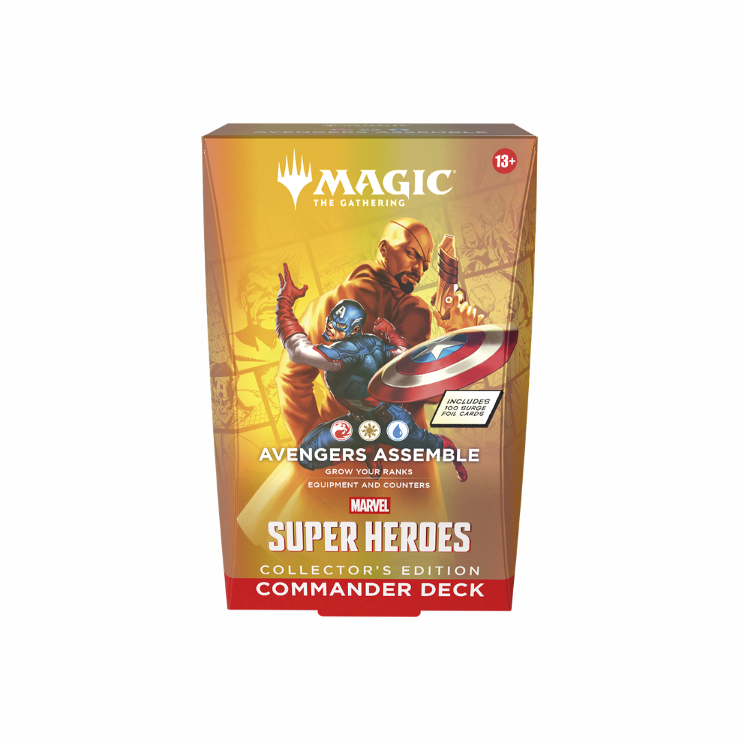 Magic: The Gathering Marvel Super Heroes Commander Decks Collector’s Edition – Avengers Assemble